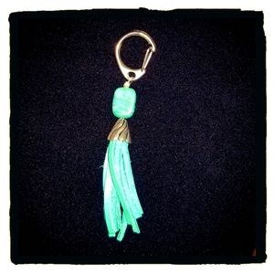 🆕️Leather & Turquoise Keychain
